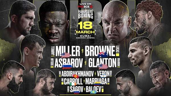 Watch Miller vs Browne 3/18/23
