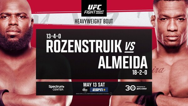 Watch UFC Fight Night: Rozenstruik vs Almeida 5/13/23