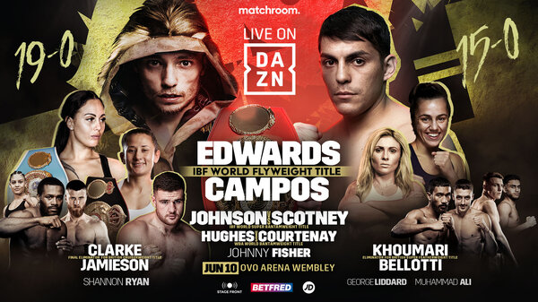Watch Dazn Boxing Edwards vs Campos 6/10/23