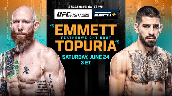 Watch UFC Fight Night: Emmett vs Topuria 6/24/23
