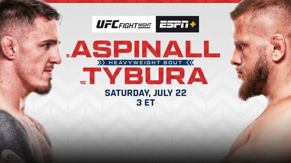 Watch UFC Fight Night: Aspinall vs Tybura 7/22/23