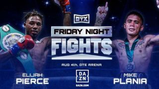 Watch Dazn Boxing Pierce Vs Plania PPV 8/4/23