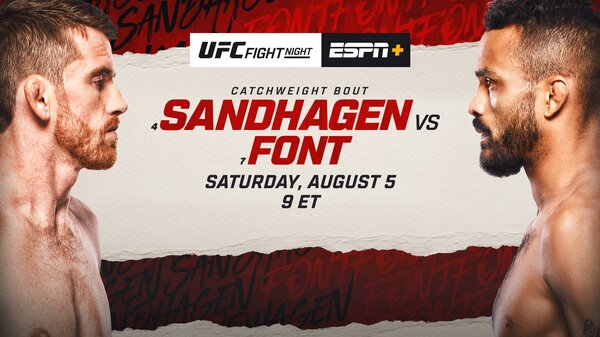 Watch UFC Fight Night: Sandhagen vs Font 8/5/23