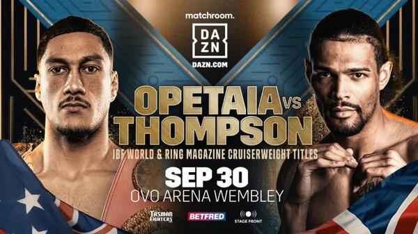 Watch Opetaia vs Thompson 9/30/23