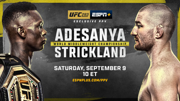 Watch UFC 293: Adesanya vs Strickland PPV 9/9/23