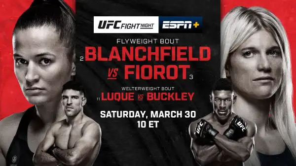 Watch UFC Fight Night: Blanchfield vs Fiorot 3/30/24