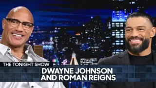 Watch The Rock And Roman Reigns Interview JF 4/4/24