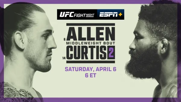 Watch UFC Fight Night: Allen vs Curtis 2 4/6/24