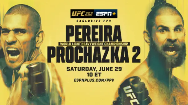 Watch UFC 303: Pereira vs Prochazka 2 PPV 6/29/24