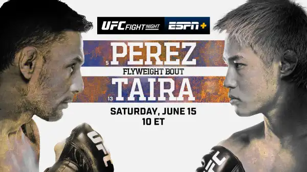 Watch UFC Fight Night: Perez vs Taira 6/15/24