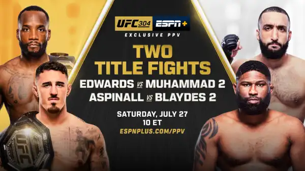 Watch UFC 304: Edwards vs Muhammad 2 PPV 7/27/24