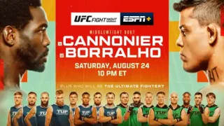 Watch UFC Fight Night: Cannonier vs Borralho 8/24/24