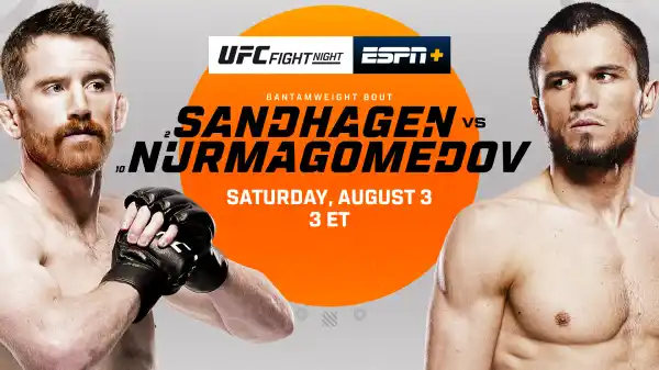 Watch UFC Fight Night: Sandhagen vs Nurmagomedov 8/3/24