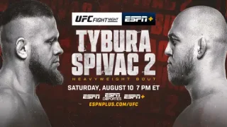 Watch UFC Fight Night: Tybura vs Spivac 2 8/10/24