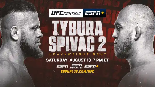 Watch UFC Fight Night: Tybura vs Spivac 2 8/10/24