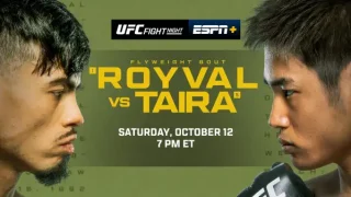 Watch UFC Fight Night: Royval vs Taira 10/12/24