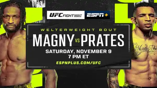 Watch UFC Fight Night: Magny vs Prates 11/9/24
