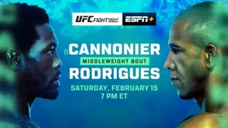 Watch UFC Fight Night: Cannonier vs. Rodrigues 2/15/25