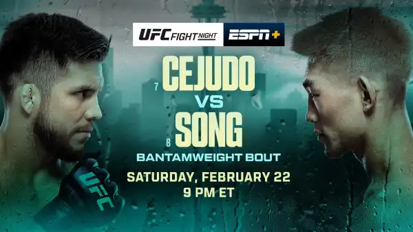 Watch UFC Fight Night: Cejudo vs Song 2/22/25