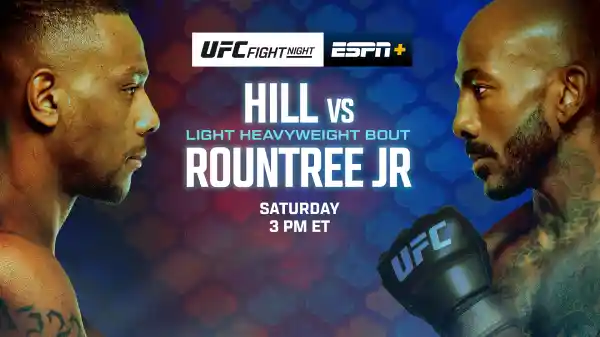 Watch UFC Fight Night: Hill vs Rountree Jr. 6/21/25