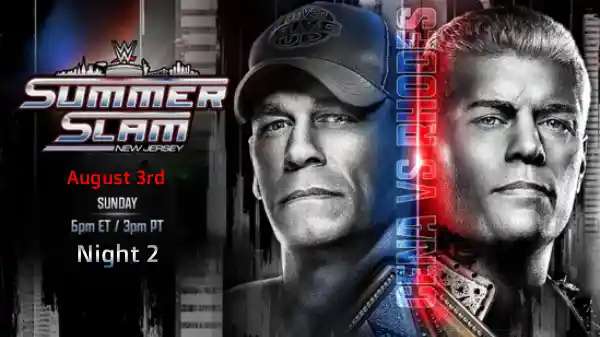 Night 2 – Watch WWE SummerSlam 2025 Night 2 Sunday PPV 8/3/25