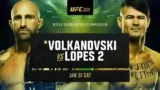 Watch UFC 325 Volkanovski vs Lopes 2 PPV 1/31/26